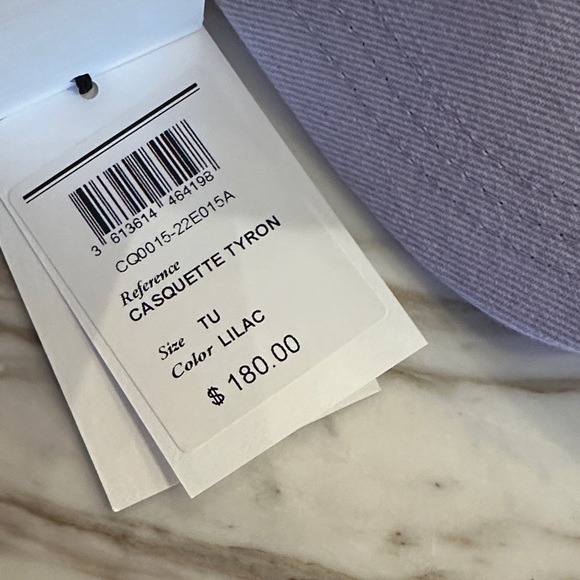 Isabel Marant Light Purple Cap with Embroidery - Picture 3 of 7